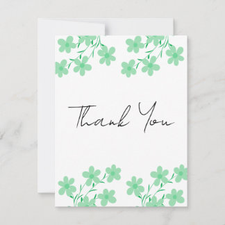 Elegant Wedding Thank You Card | Classic Script De Dankeskarte