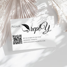 Elegant Wedding UAWG | QR Minimalistisch sauber