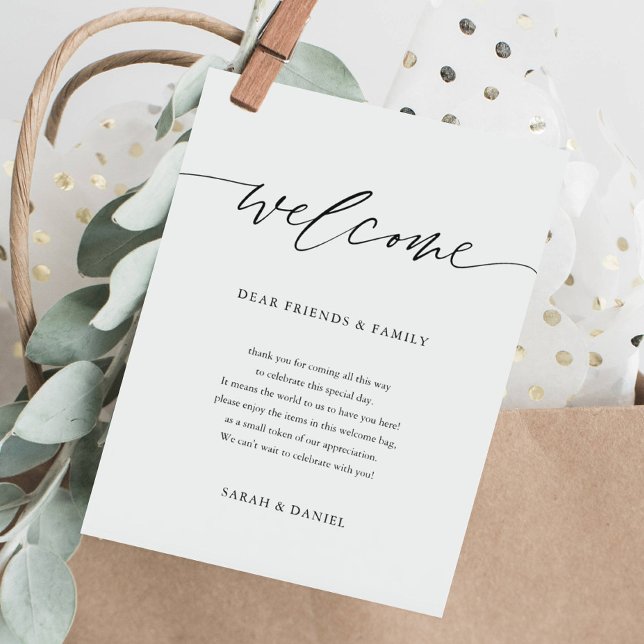 Elegant Wedding Welcome Letter Timeline Tour (Von Creator hochgeladen)