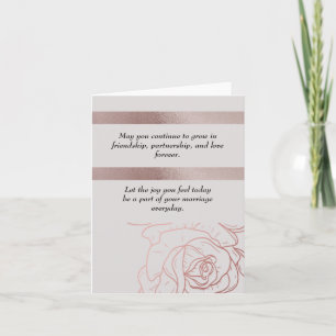 ELEGANT WEDING GREETING CARD KARTE