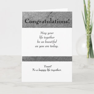 ELEGANT WEDING GREETING CARD KARTE