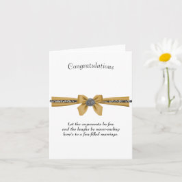 ELEGANT WEDING GREETING CARD KARTE