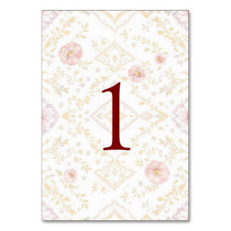 Elegant weeding table number tischnummer
