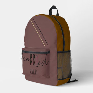 Elegant Weggetragen Alltag   Drucken Schneiden Näh Bedruckter Rucksack
