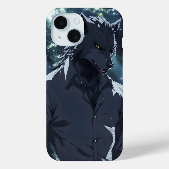 Elegant Werewolf Anime Case-Mate iPhone Hülle (Rückseite)