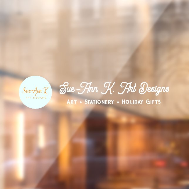 Elegant Whimsical Holiday Store Window Cling Fensteraufkleber (Blatt 2)