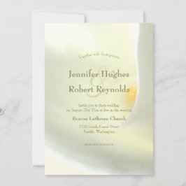 Elegant White Calla Lily Einladung Hochzeit