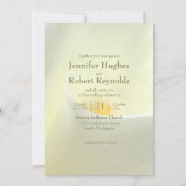 Elegant White Calla Lily Einladung Hochzeit