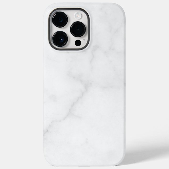 Elegant White Marble Case-Mate iPhone Hülle (Rückseite)