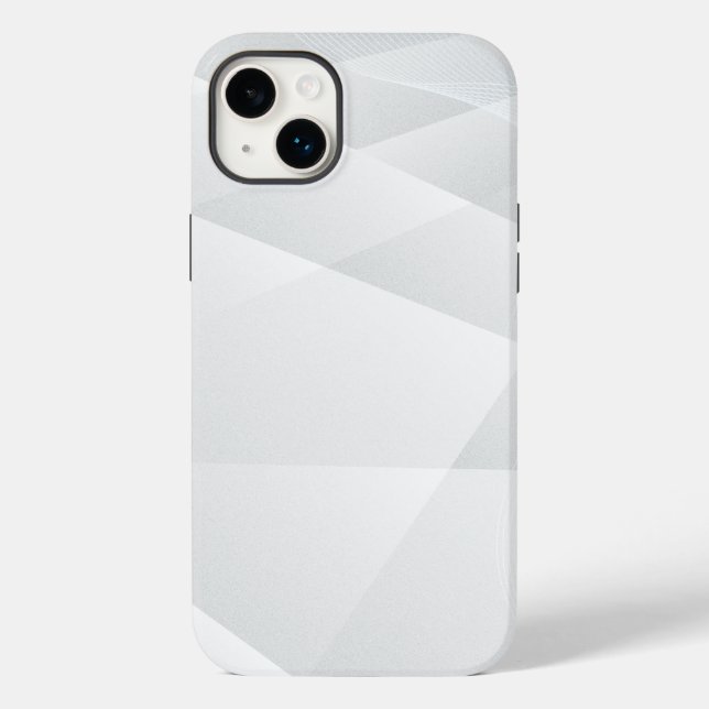Elegant White Marble Case-Mate iPhone Hülle (Rückseite)