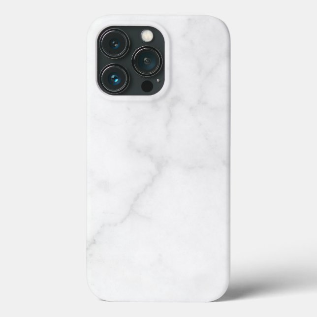 Elegant White Marble Case-Mate iPhone Hülle (Rückseite)