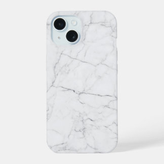 Elegant White Marble iPhone 15 Hülle