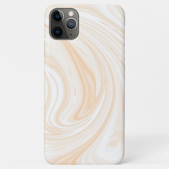 Elegant White Marble Pattern Case-Mate iPhone Hülle (Rückseite)