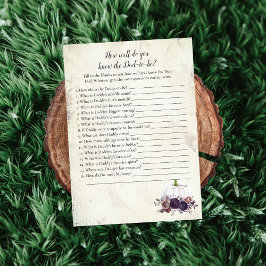 Elegant White Pumpkin, die Vater Best Game kennt Einladung