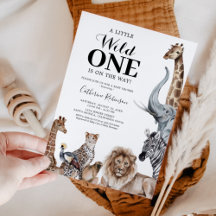 Elegant Wild One Safari Baby Shower