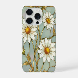 Elegant Wildflower iPhone Cover with Stained Glass iPhone 15 Pro Hülle