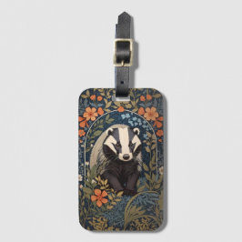 Elegant William Morris Inspiriert Badger Gepäckanhänger