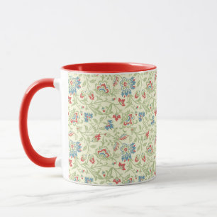 Elegant William Morris Renaissance Blumenmuster Tasse