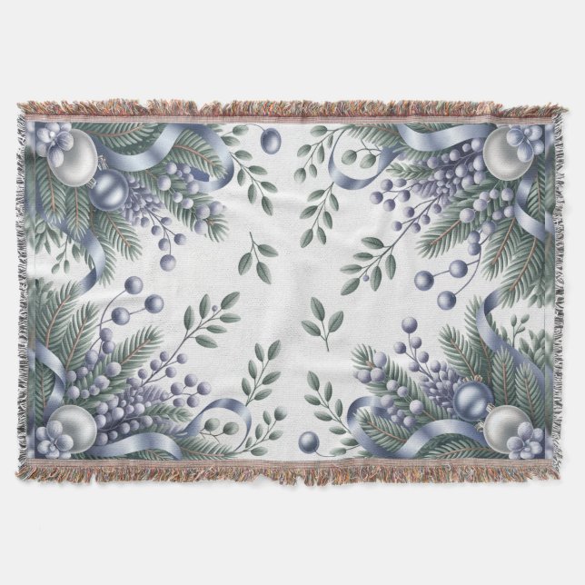 Elegant Winter Cheer Decke (Vorderseite)