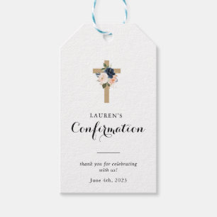 Elegant Winter floral Vielen Dank, dass Sie bestät Geschenkanhänger