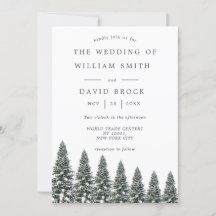 Elegant Winter Wonderland Snowboardfahren Hochzeit