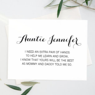 Elegant wirst du mein Lieblingsvorschlag sein Einladung