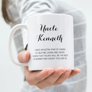 Elegant wirst du mein Pate sein Kaffeetasse