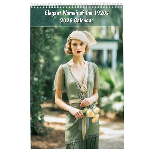Elegant Women of the 1920s – 2026 Calendar Kalender (Titelbild)