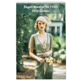 Elegant Women of the 1920s – 2026 Calendar Kalender