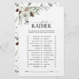 Elegant würde sie eher ein Blumenspiel machen