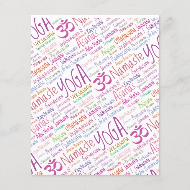 Elegant Yoga Flyer (Vorne)