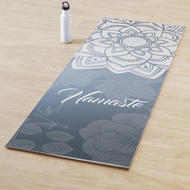 Elegant YOGA Meditation Instructor Mandala Floral Yogamatte (Beispiel)