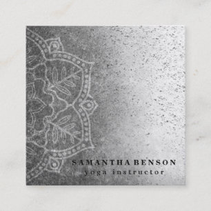 Elegant Yoga Quadratische Visitenkarte