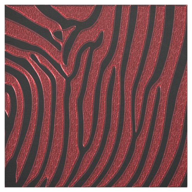 Elegant Zebra Print Fabric Stoff (Muster)