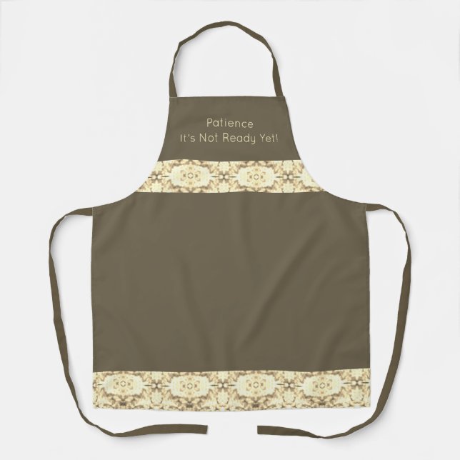 elegant. Ziffern und braun Schürze (Vorderseite)