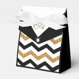 Elegant Zig Zag Muster Geschenkschachtel