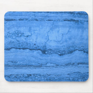ElegantBlue Granite Muster blauer Marmor Mousepad