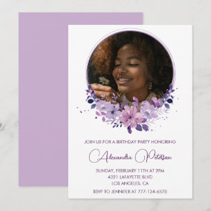 Elegante 14. Geburtstagseinladung Foto Elegant Einladung