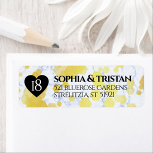 Elegante 18. Porzellan-Hochzeitsjubiläum