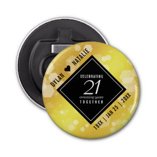 Elegante 21. Geburtstagsfeier der Brass-Hochzeit Flaschenöffner