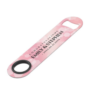 Elegante 2. 5. Rose Quartz Hochzeitstag Speed Flaschenöffner