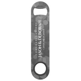 Elegante 4. Linen Hochzeitsfeier Speed Flaschenöffner