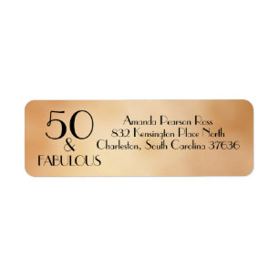 Elegante 50 u. fabelhaftes Gold- u. der schwarzen