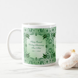 Elegante 55. Hochzeits-Jahrestags-Kaffee-Tasse Tasse