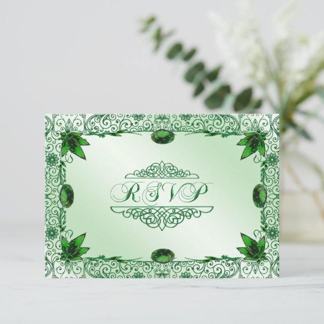 Elegante 55. UAWG Einladung zum Hochzeitstag (Stehend Vorderseite)