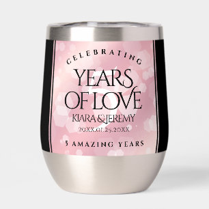 Elegante 5. Rose Quartz Hochzeitstag