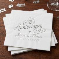 Elegante 60. Diamantene Hochzeit Echt