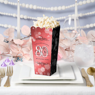 Elegante 80. Ruby Hochzeitstag Jahrestagsfeier Geschenkschachtel