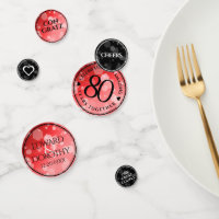 Elegante 80. Ruby Hochzeitstag Jahrestagsfeier