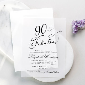 Elegante 90. Geburtstagsparty